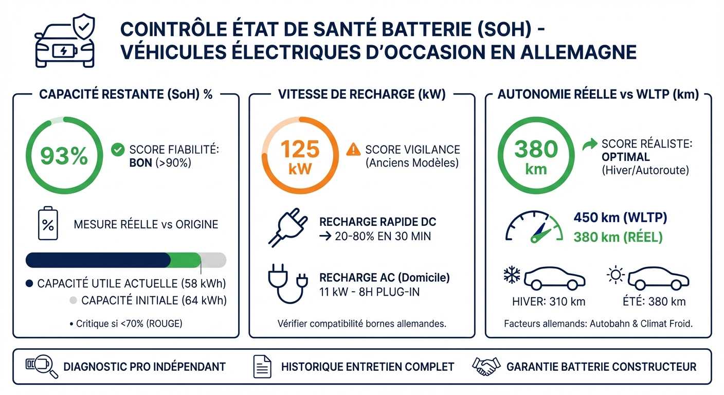 Infographie commentée du Fahrzeugbrief allemand avec repérage des champs à vérifier avant achat
