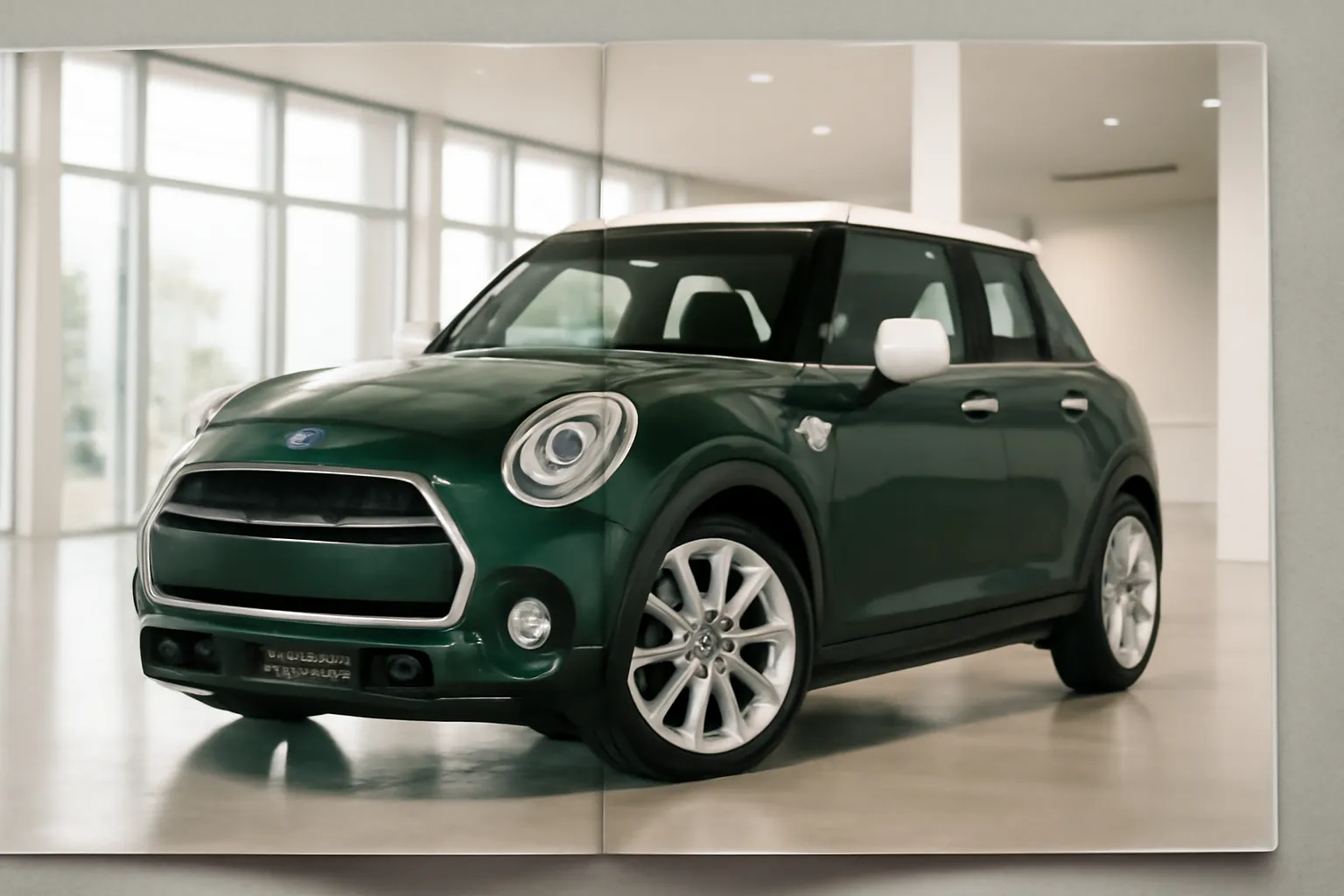 Mini Cooper — illustration éditoriale