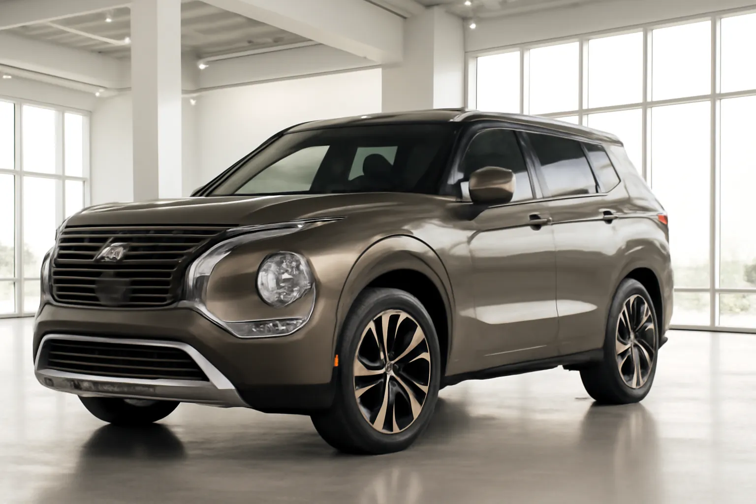 Mitsubishi — illustration éditoriale