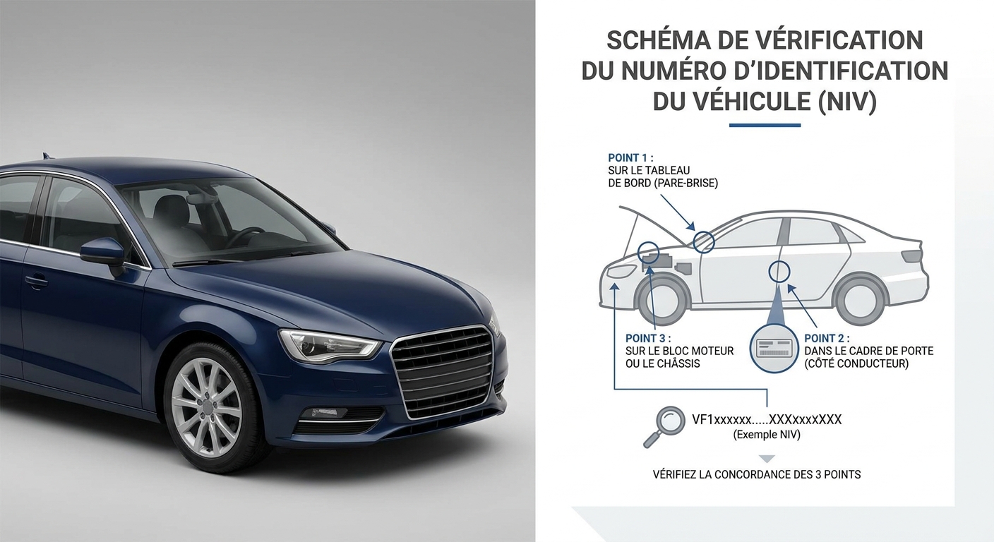 Vérification du numéro VIN d'une voiture occasion sur La Centrale