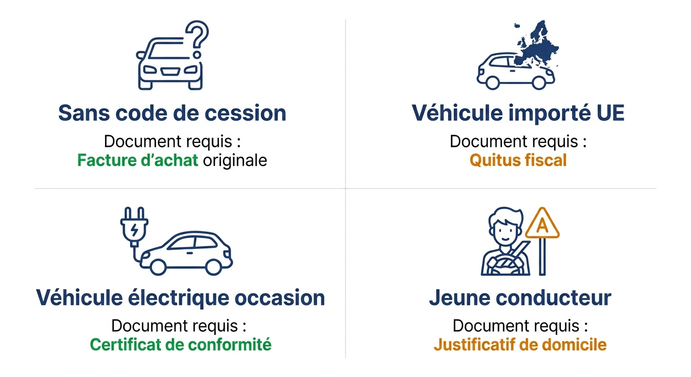Les 4 cas particuliers de demande de carte grise pour une voiture d'occasion