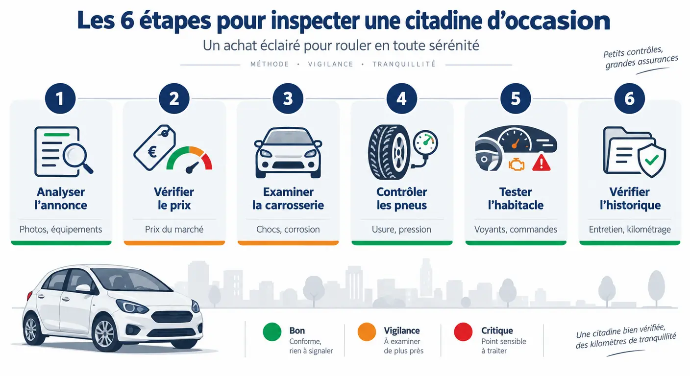 Méthode d'inspection en six étapes avant l'achat d'une Hyundai i10 d'occasion