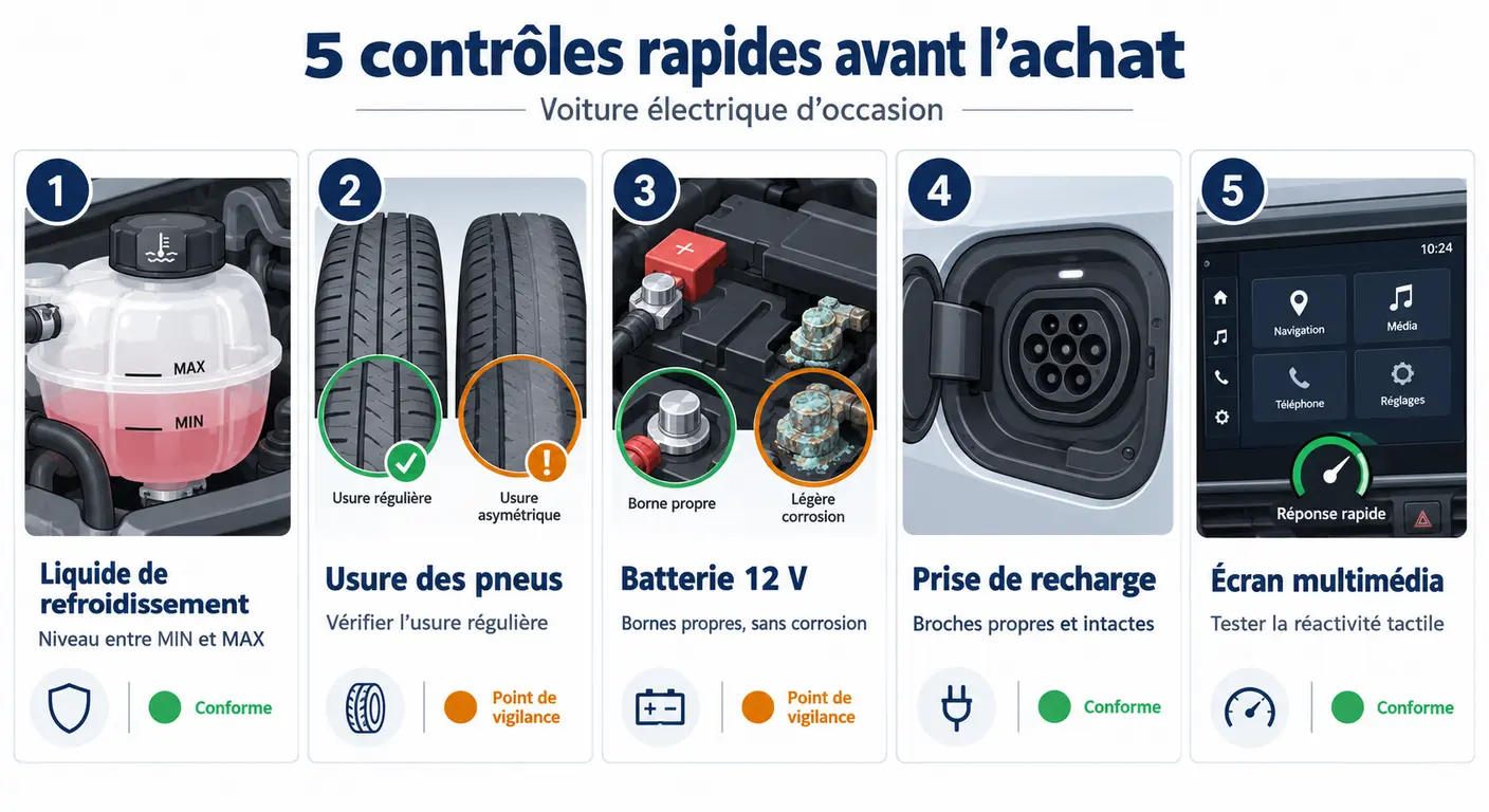 Les cinq contrôles rapides à effectuer sur place sur un Kona Electric